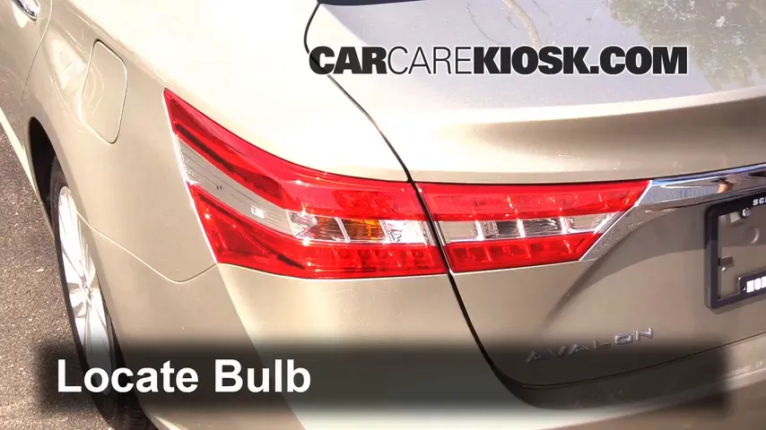 2014 Toyota Avalon Hybrid XLE 2.5L 4 Cyl. Lights Tail Light (replace bulb)